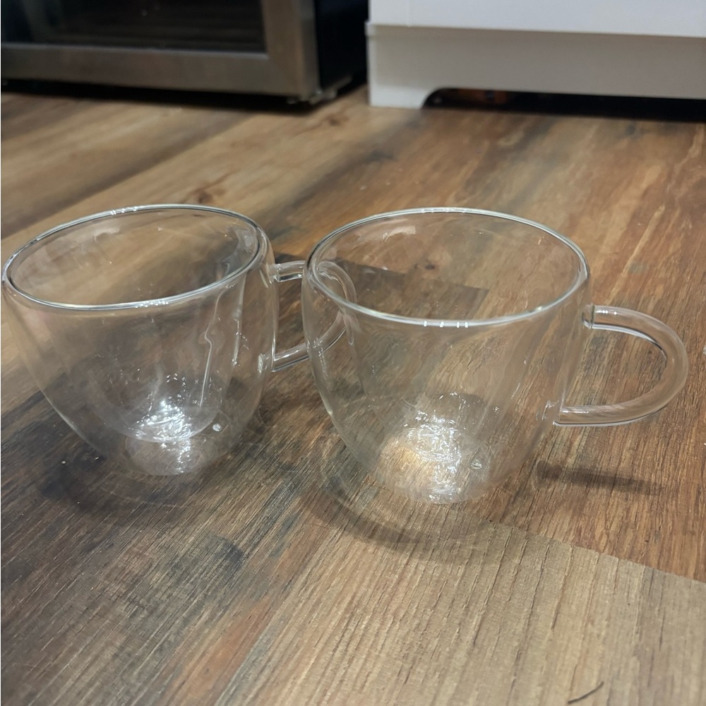 Double wall coffee mugs